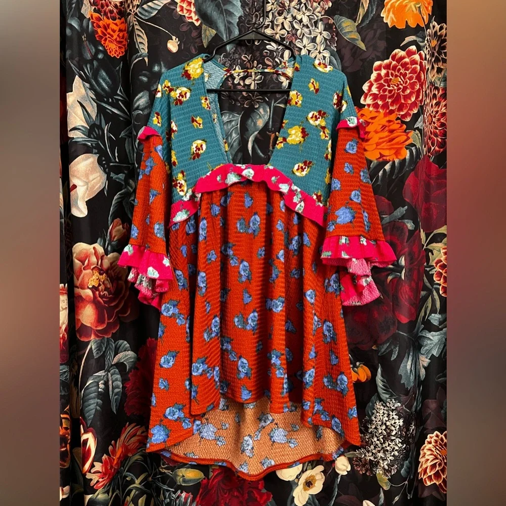 Anthropologie Ruffled Sleep Mini Dress - Picture 3 of 4